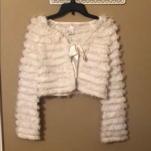 White Rabbit Fur Coat